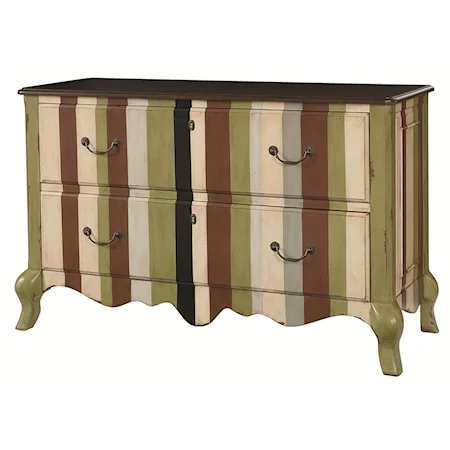 Colby Chest of Drawers with Colorful Stripes